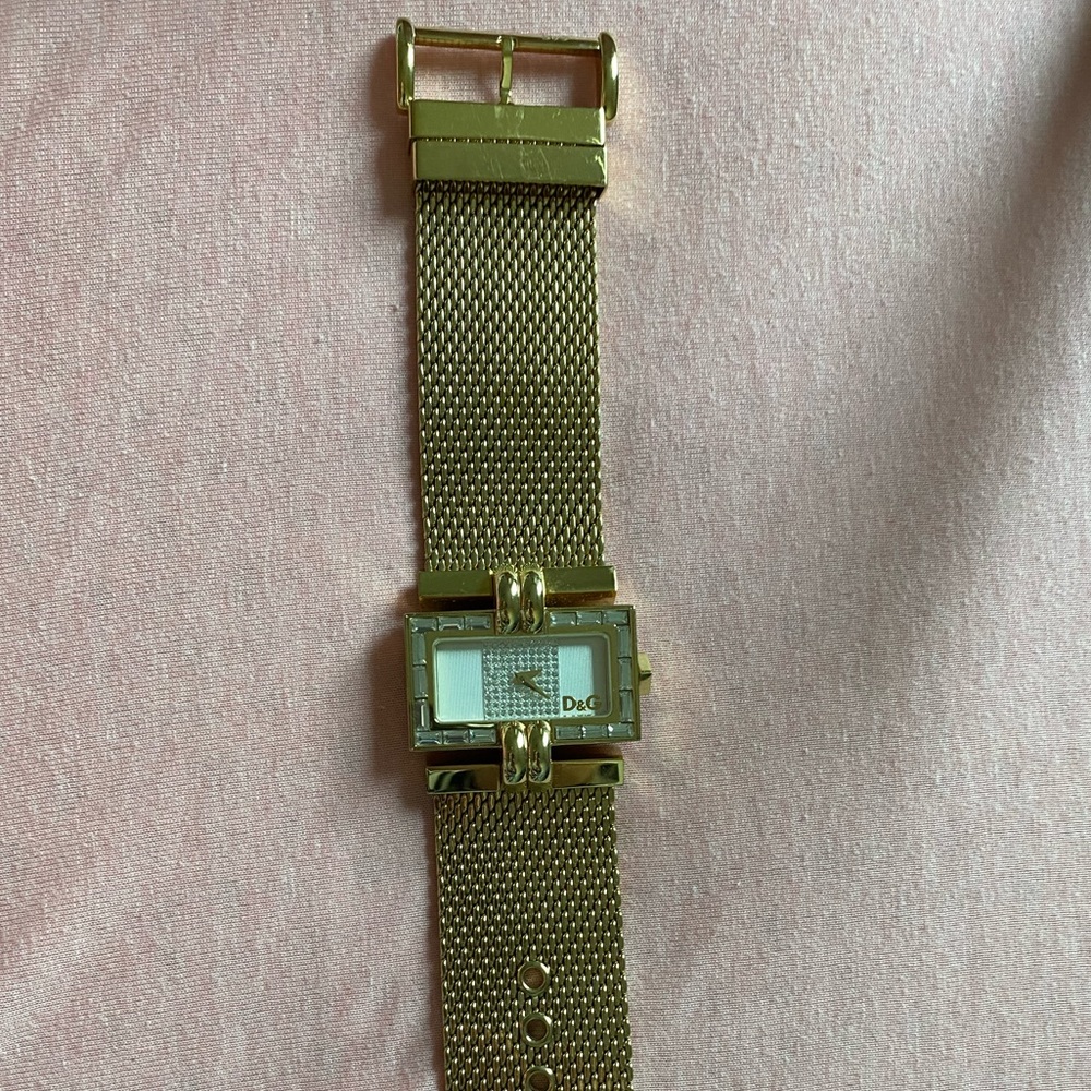 Hold Dolce and Gabana watch